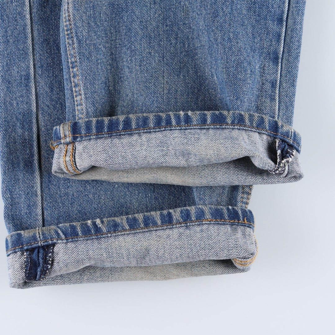 Levi's 505 tapered denim pants for men, size w36 cotton blue type Vintage Second Hand