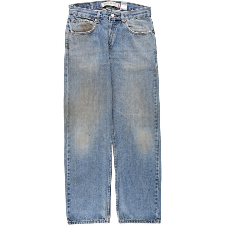 Levi's 505 REGULAR FIT tapered denim pants for men, size w32 cotton blue type Vintage Second Hand