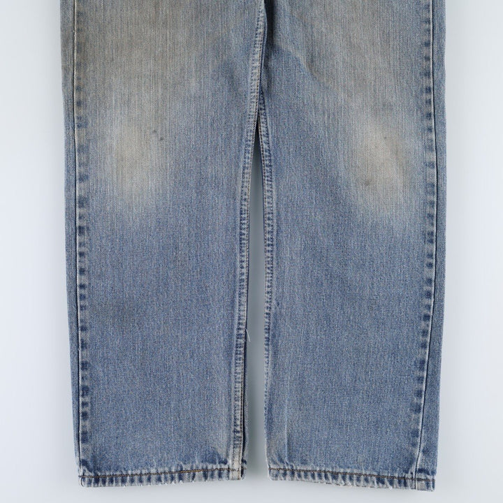 Levi's 505 REGULAR FIT tapered denim pants for men, size w32 cotton blue type Vintage Second Hand