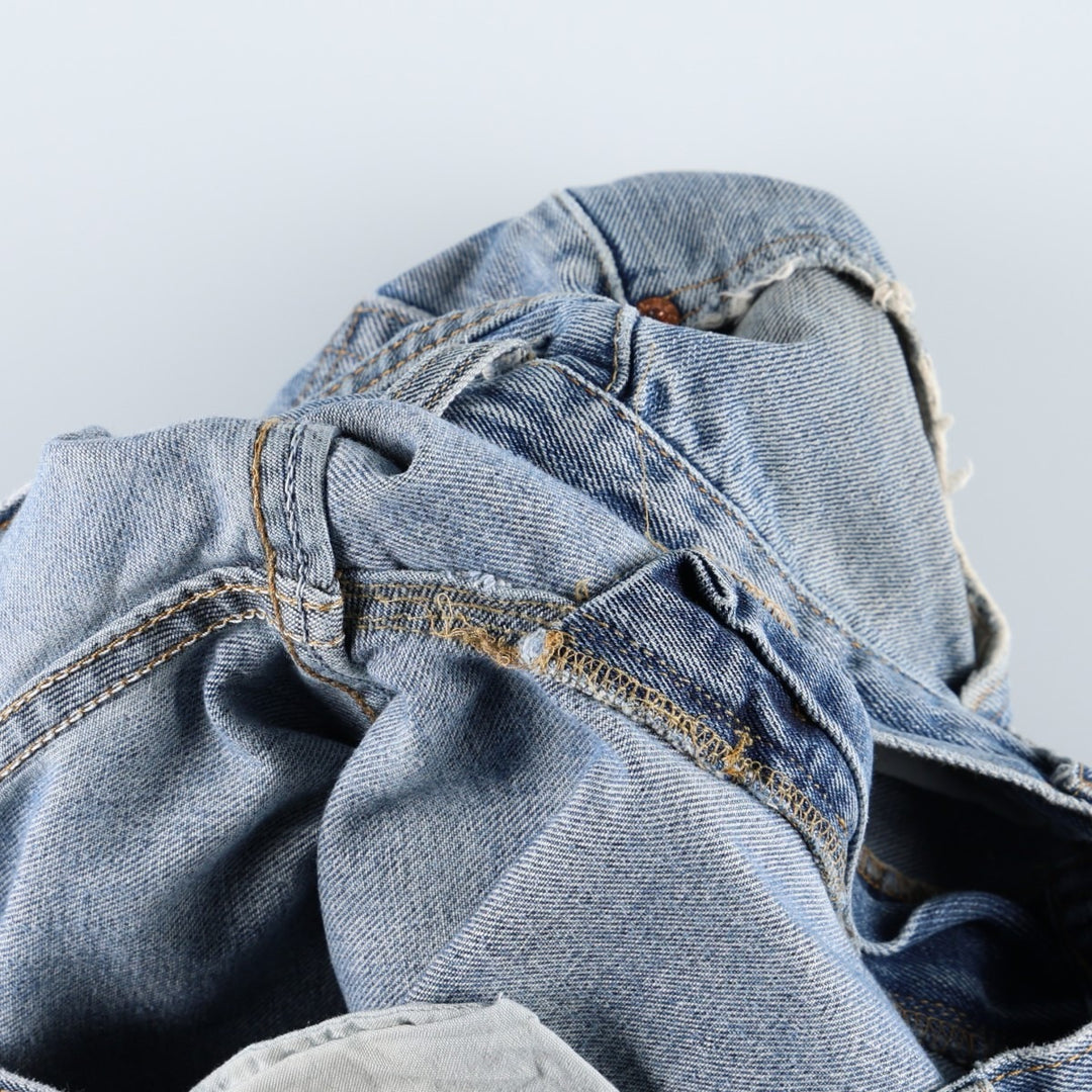 Levi's 505 REGULAR FIT tapered denim pants for men, size w32 cotton blue type Vintage Second Hand