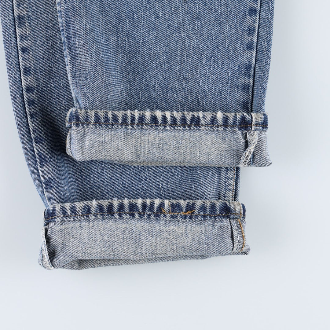 Levi's 505 REGULAR FIT tapered denim pants for men, size w32 cotton blue type Vintage Second Hand