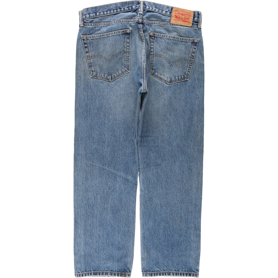 Levi's 505 tapered denim pants for men, size w37 unclear blue type Vintage Second Hand