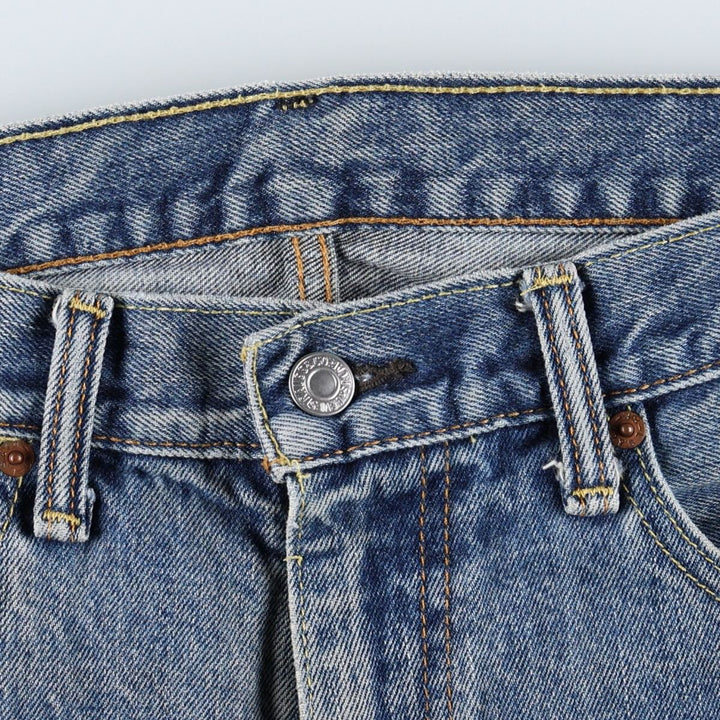Levi's 505 tapered denim pants for men, size w37 unclear blue type Vintage Second Hand