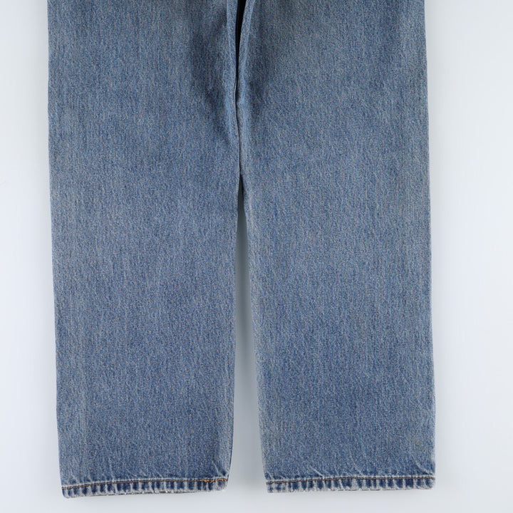 Levi's 505 tapered denim pants for men, size w37 unclear blue type Vintage Second Hand