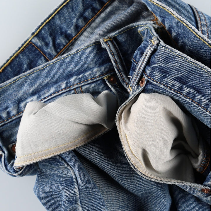 Levi's 505 tapered denim pants for men, size w37 unclear blue type Vintage Second Hand