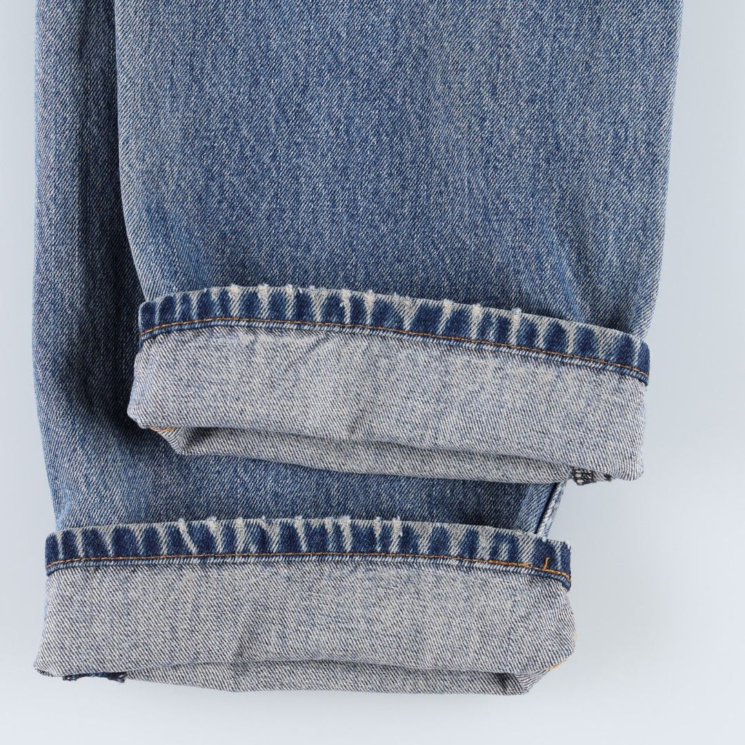Levi's 505 tapered denim pants for men, size w37 unclear blue type Vintage Second Hand
