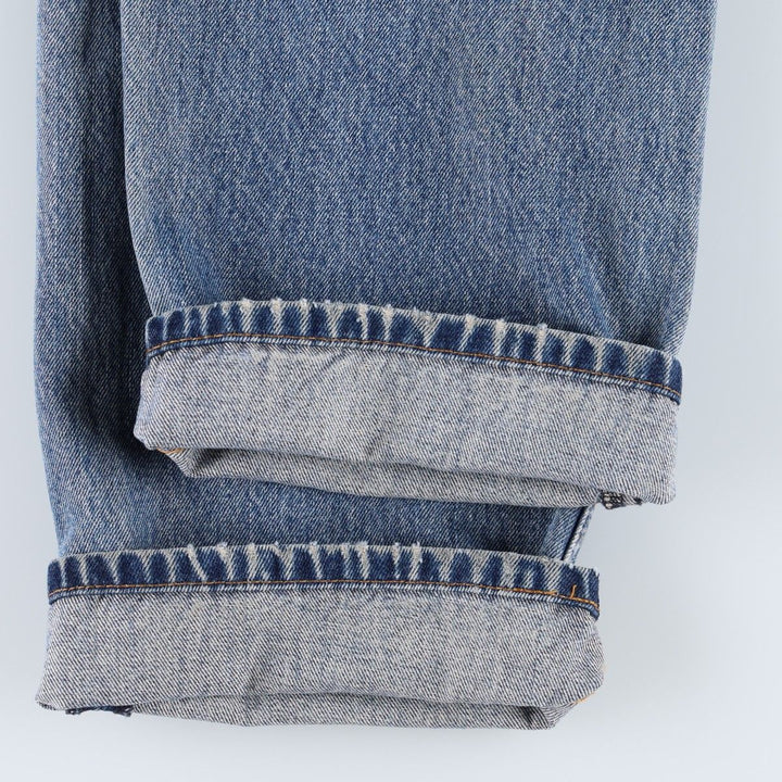 Levi's 505 tapered denim pants for men, size w37 unclear blue type Vintage Second Hand
