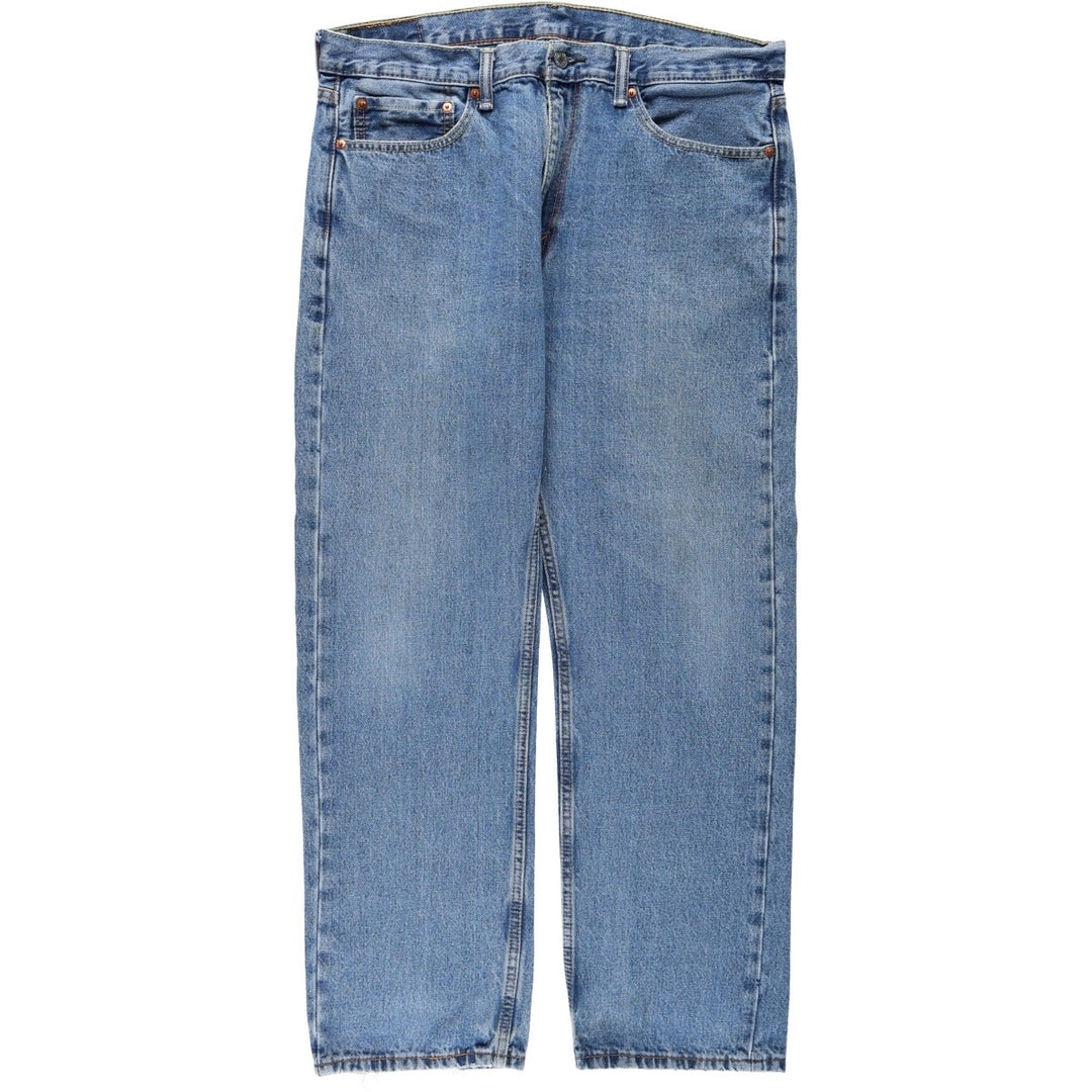 Levi's 505 tapered denim pants for men, size w37 cotton blue type Vintage Second Hand