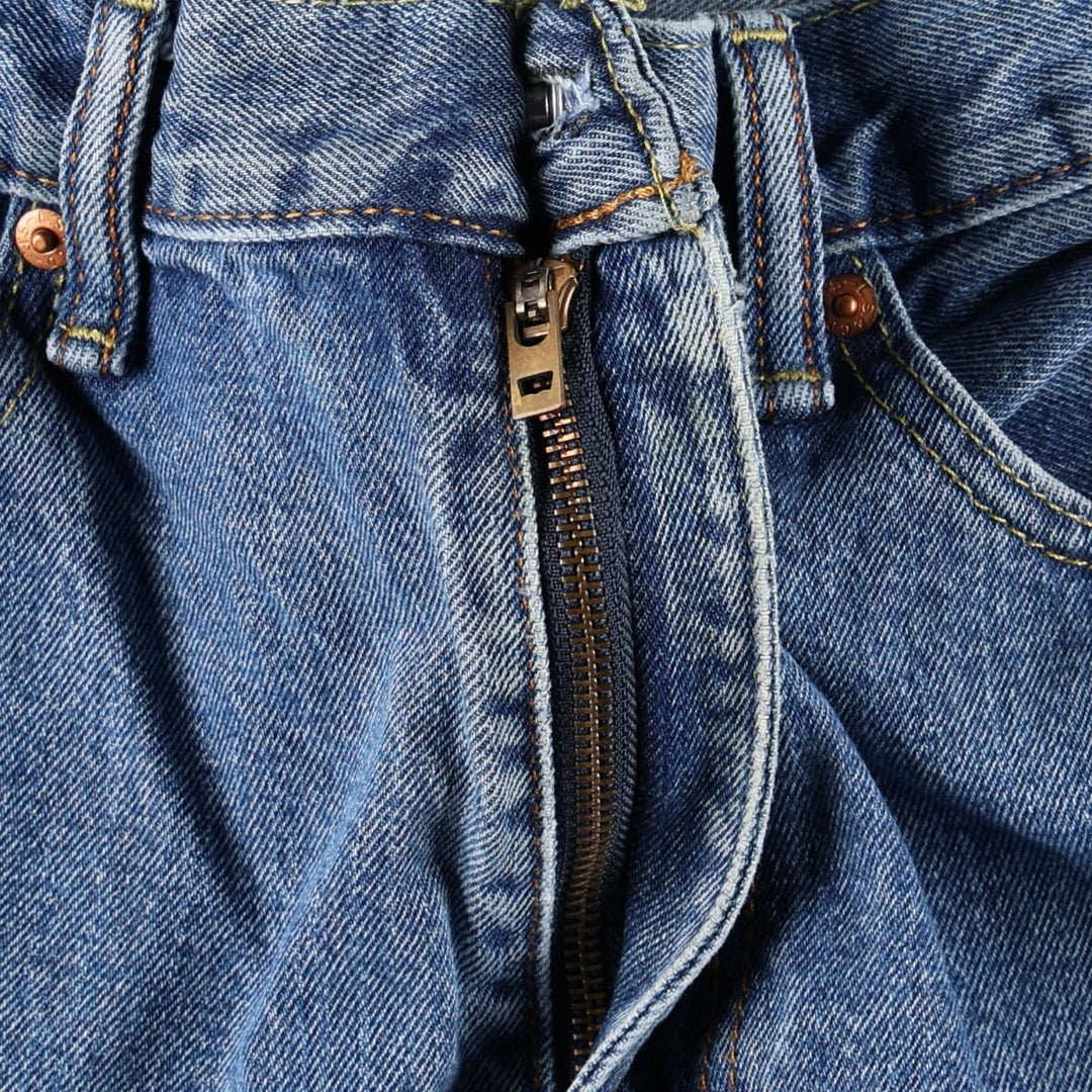 Levi's 505 tapered denim pants for men, size w37 cotton blue type Vintage Second Hand