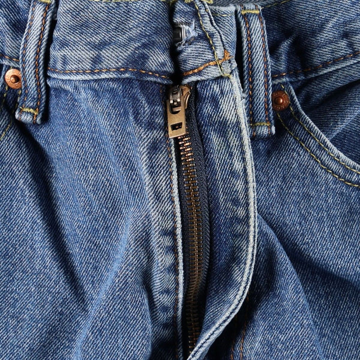 Levi's 505 tapered denim pants for men, size w37 cotton blue type Vintage Second Hand