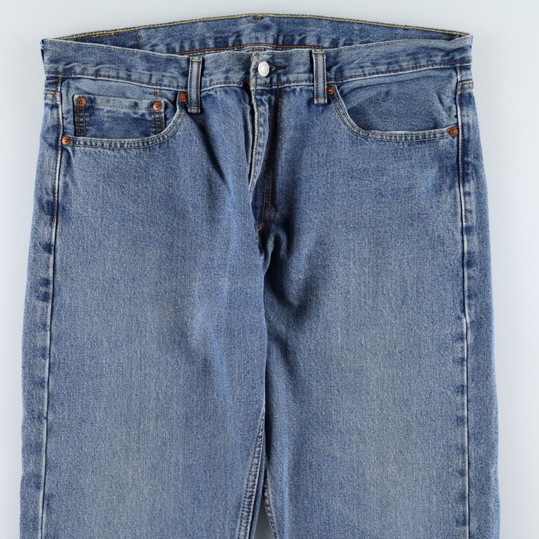 Levi's 505 tapered denim pants for men, size w37 cotton blue type Vintage Second Hand