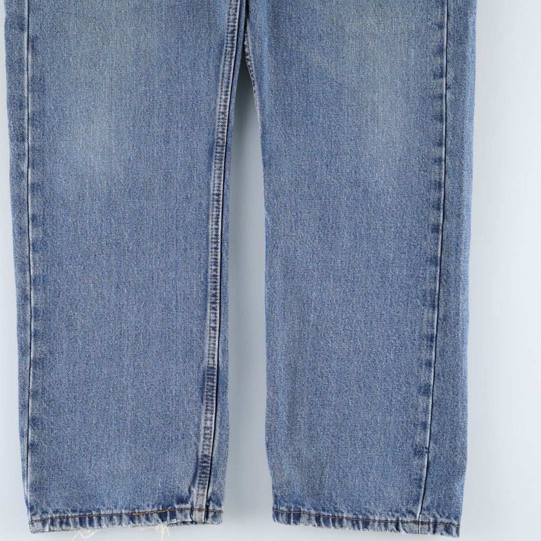 Levi's 505 tapered denim pants for men, size w37 cotton blue type Vintage Second Hand