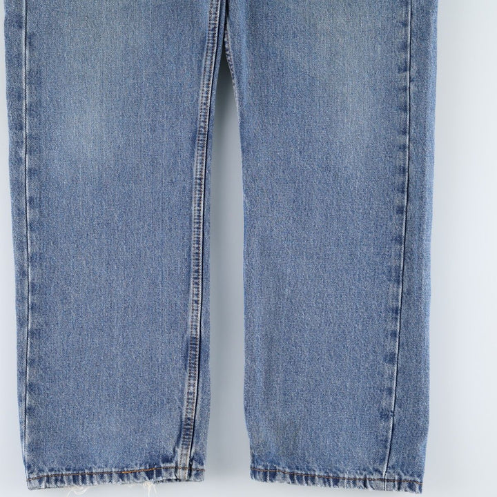 Levi's 505 tapered denim pants for men, size w37 cotton blue type Vintage Second Hand