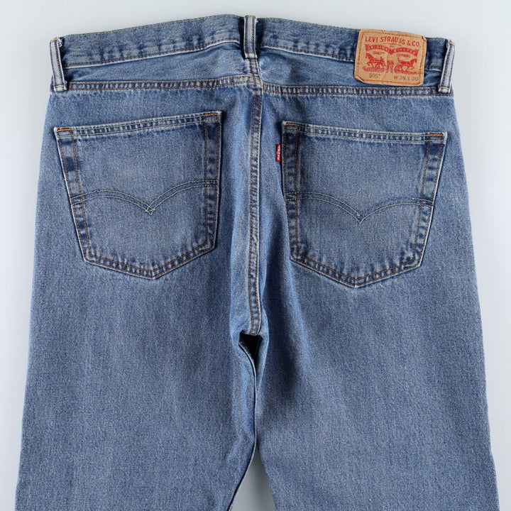 Levi's 505 tapered denim pants for men, size w37 cotton blue type Vintage Second Hand