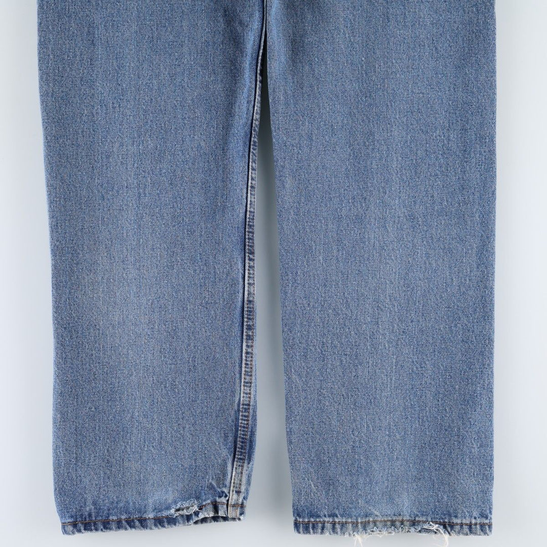 Levi's 505 tapered denim pants for men, size w37 cotton blue type Vintage Second Hand
