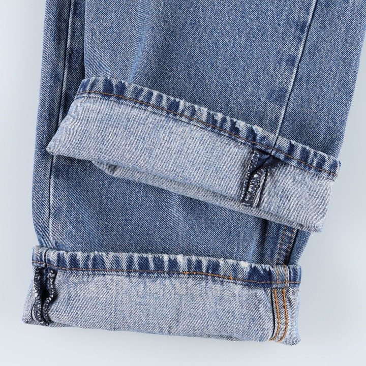 Levi's 505 tapered denim pants for men, size w37 cotton blue type Vintage Second Hand