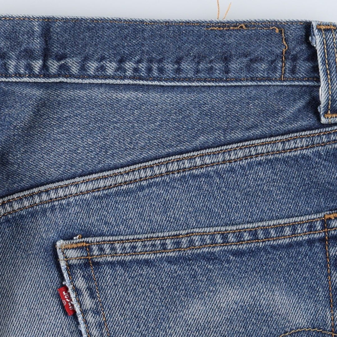 Levi's 505 REGULAR FIT tapered denim pants for men, size w36 cotton blue type Vintage Second Hand