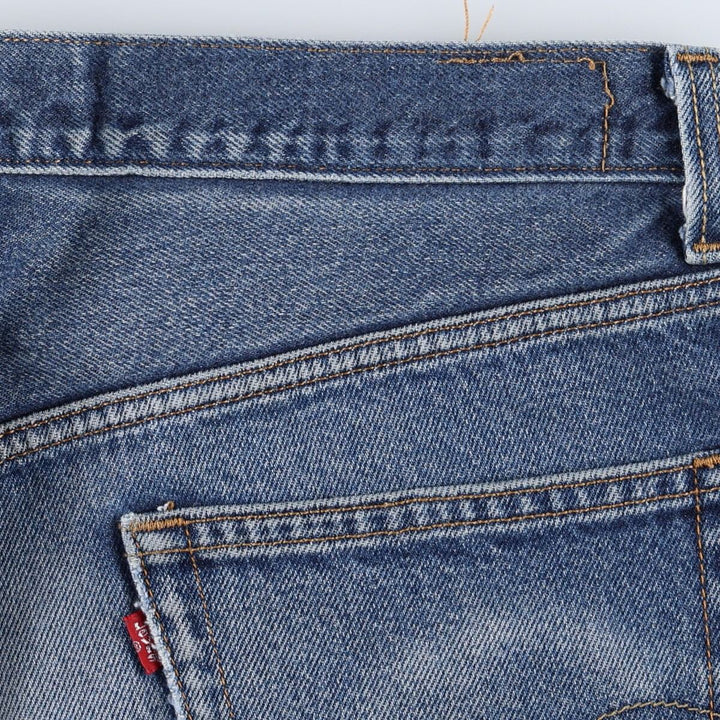 Levi's 505 REGULAR FIT tapered denim pants for men, size w36 cotton blue type Vintage Second Hand
