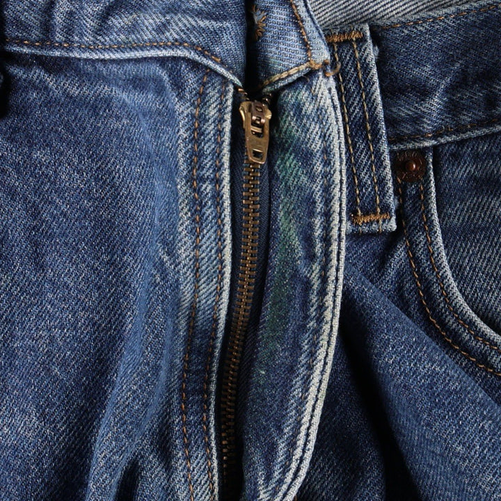 Levi's 505 REGULAR FIT tapered denim pants for men, size w36 cotton blue type Vintage Second Hand