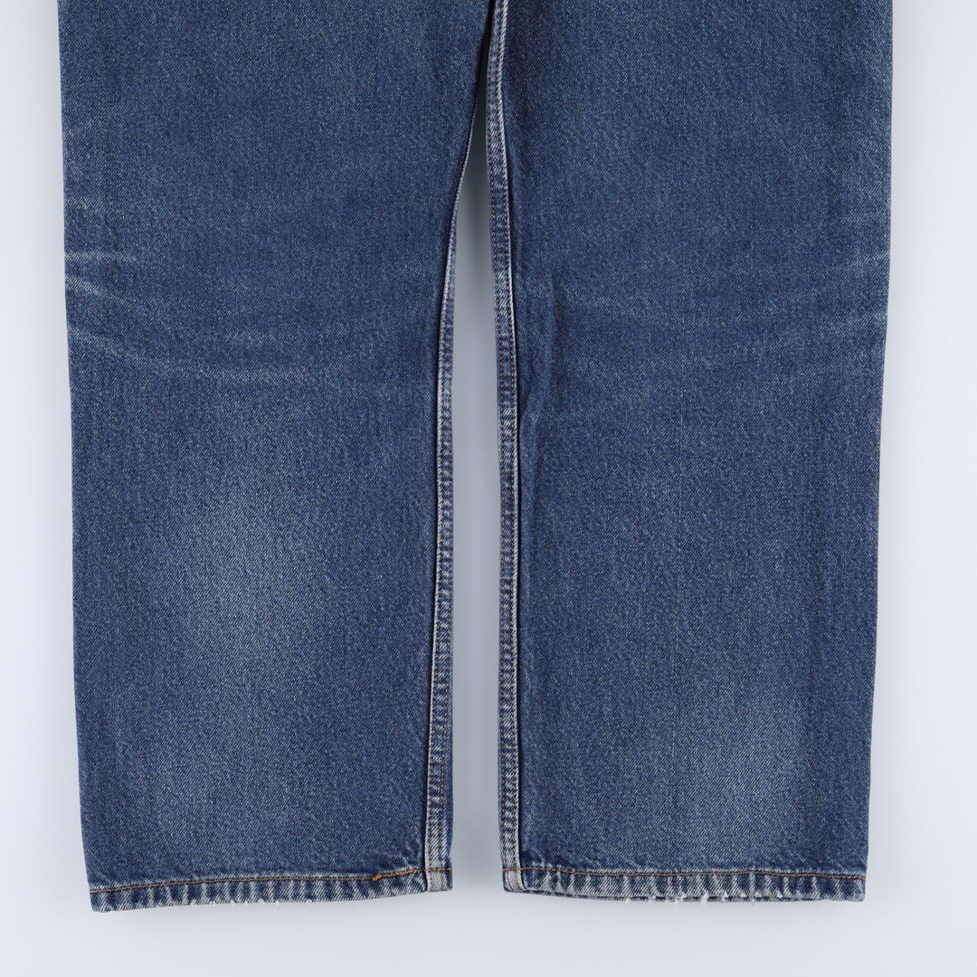 Levi's 505 REGULAR FIT tapered denim pants for men, size w36 cotton blue type Vintage Second Hand