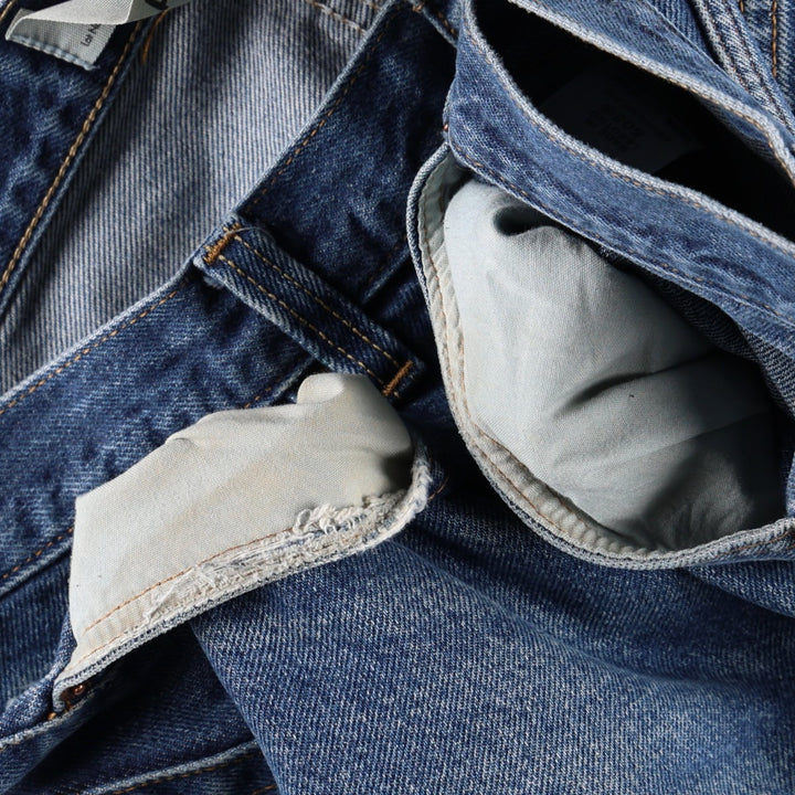 Levi's 505 REGULAR FIT tapered denim pants for men, size w36 cotton blue type Vintage Second Hand