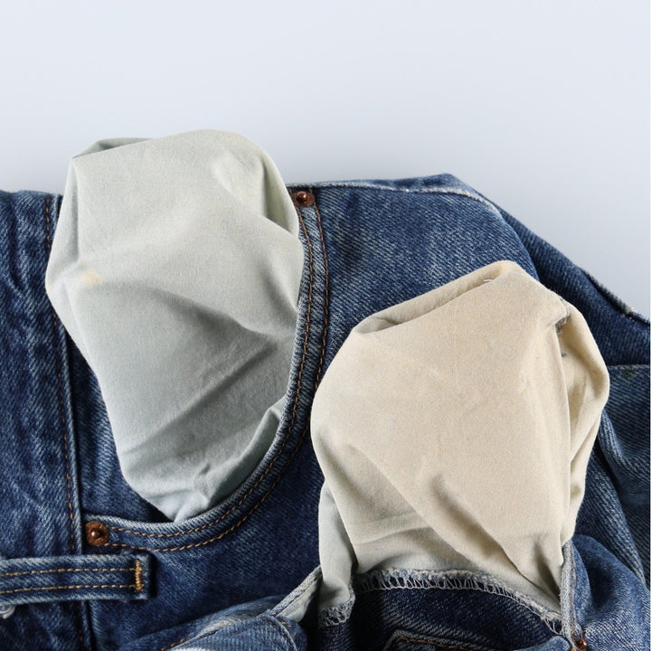 Levi's 505 REGULAR FIT tapered denim pants for men, size w36 cotton blue type Vintage Second Hand