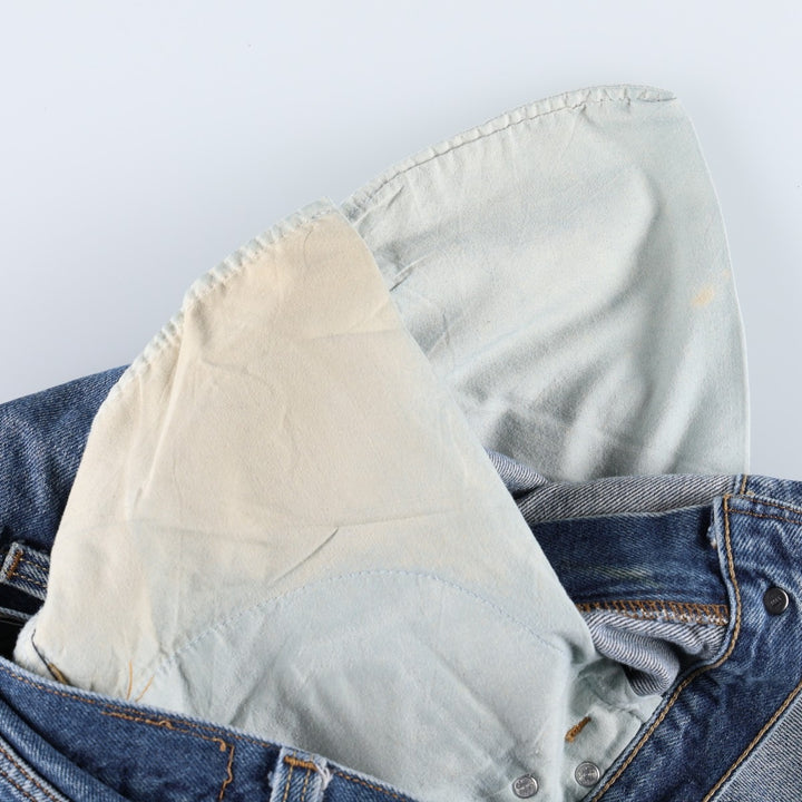 Levi's 505 REGULAR FIT tapered denim pants for men, size w36 cotton blue type Vintage Second Hand