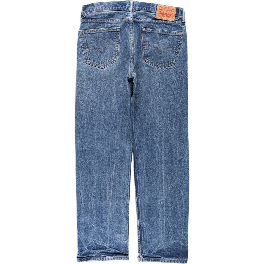Levi's 505 Patchwork Tapered Denim Pants, Men's Size W34 (approx.) cotton blue type Vintage Second Hand