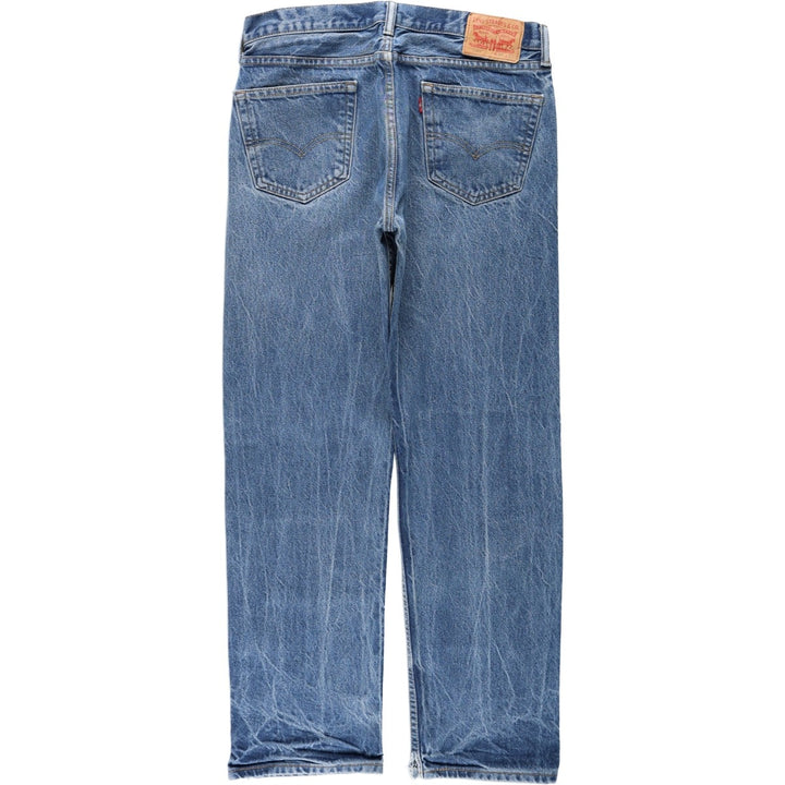 Levi's 505 Patchwork Tapered Denim Pants, Men's Size W34 (approx.) cotton blue type Vintage Second Hand
