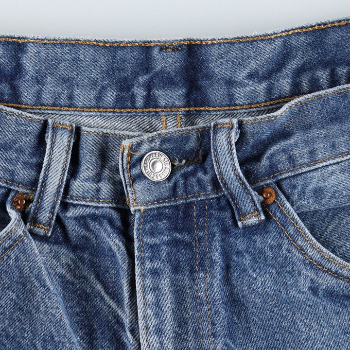 Levi's 505 Patchwork Tapered Denim Pants, Men's Size W34 (approx.) cotton blue type Vintage Second Hand