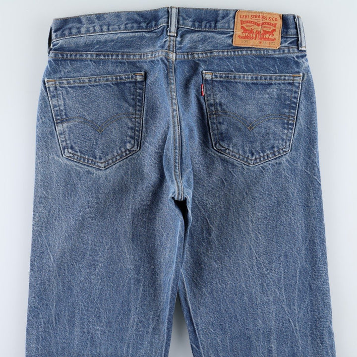 Levi's 505 Patchwork Tapered Denim Pants, Men's Size W34 (approx.) cotton blue type Vintage Second Hand
