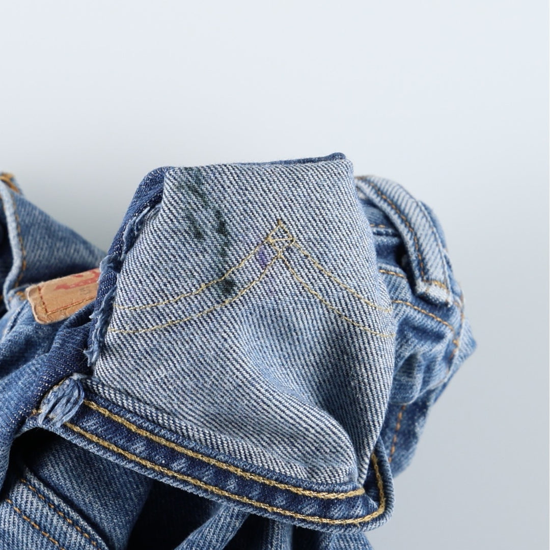 Levi's 505 Patchwork Tapered Denim Pants, Men's Size W34 (approx.) cotton blue type Vintage Second Hand