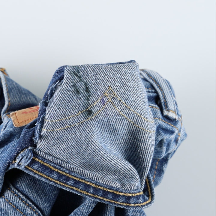 Levi's 505 Patchwork Tapered Denim Pants, Men's Size W34 (approx.) cotton blue type Vintage Second Hand