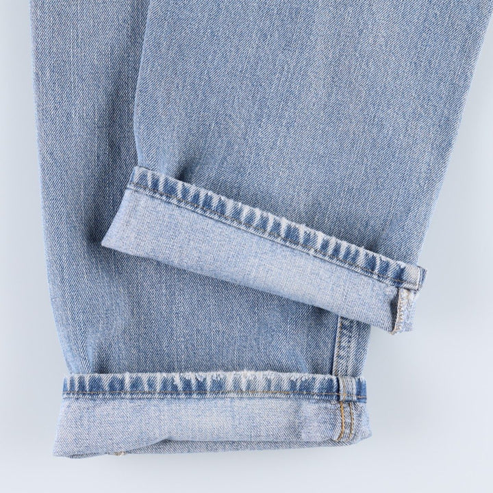 Levi's 505 REGULAR FIT tapered denim pants for men, size w33 cotton blue type Vintage Second Hand
