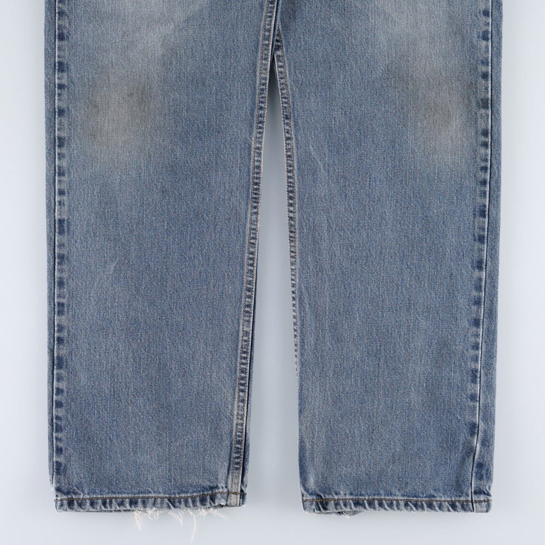 Levi's 505 REGULAR FIT tapered denim pants for men, size w34 cotton blue type Vintage Second Hand