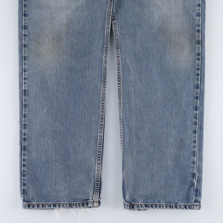 Levi's 505 REGULAR FIT tapered denim pants for men, size w34 cotton blue type Vintage Second Hand