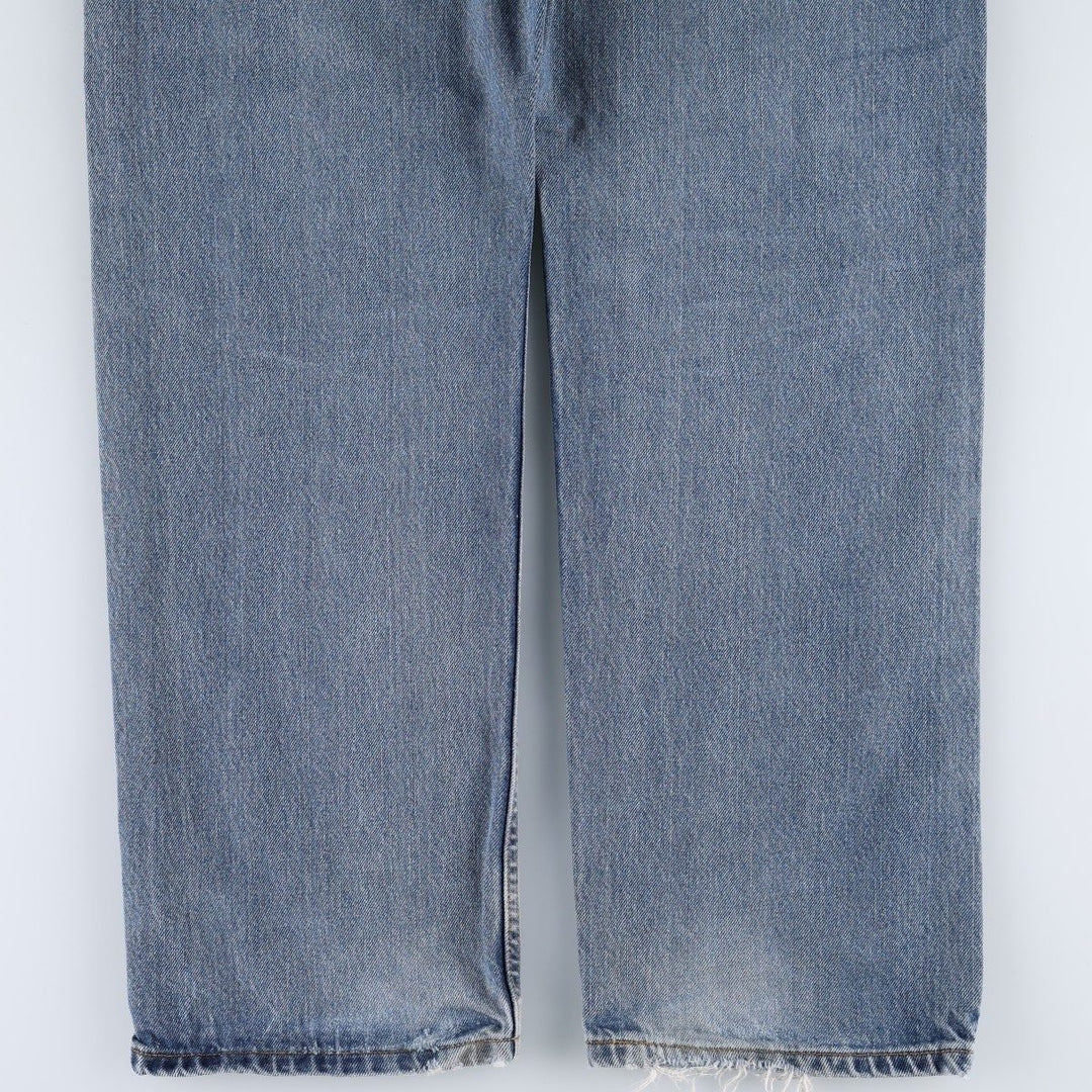 Levi's 505 REGULAR FIT tapered denim pants for men, size w34 cotton blue type Vintage Second Hand