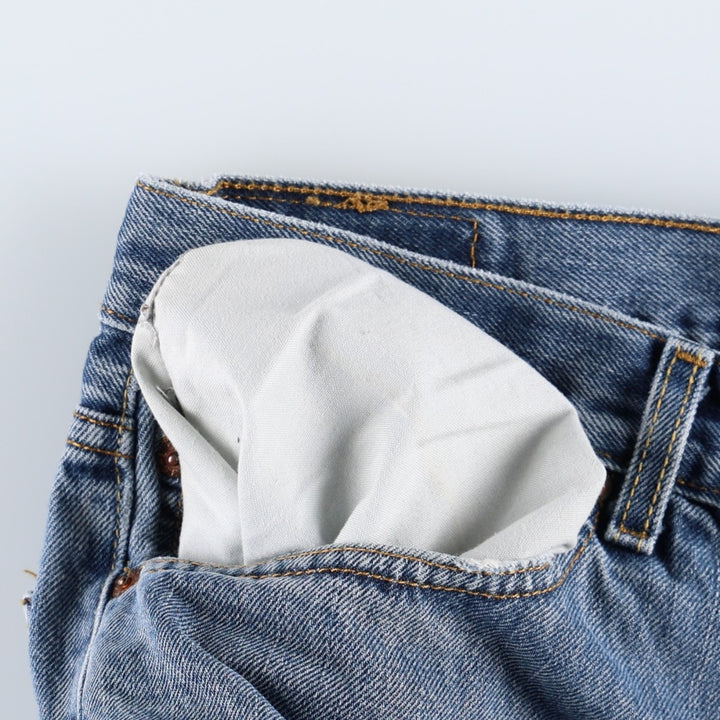 Levi's 505 REGULAR FIT tapered denim pants for men, size w34 cotton blue type Vintage Second Hand