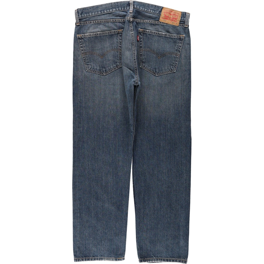 Levi's 505 tapered denim pants for men, size w37 unclear blue type Vintage Second Hand