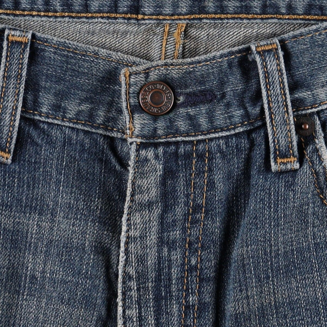Levi's 505 tapered denim pants for men, size w37 unclear blue type Vintage Second Hand