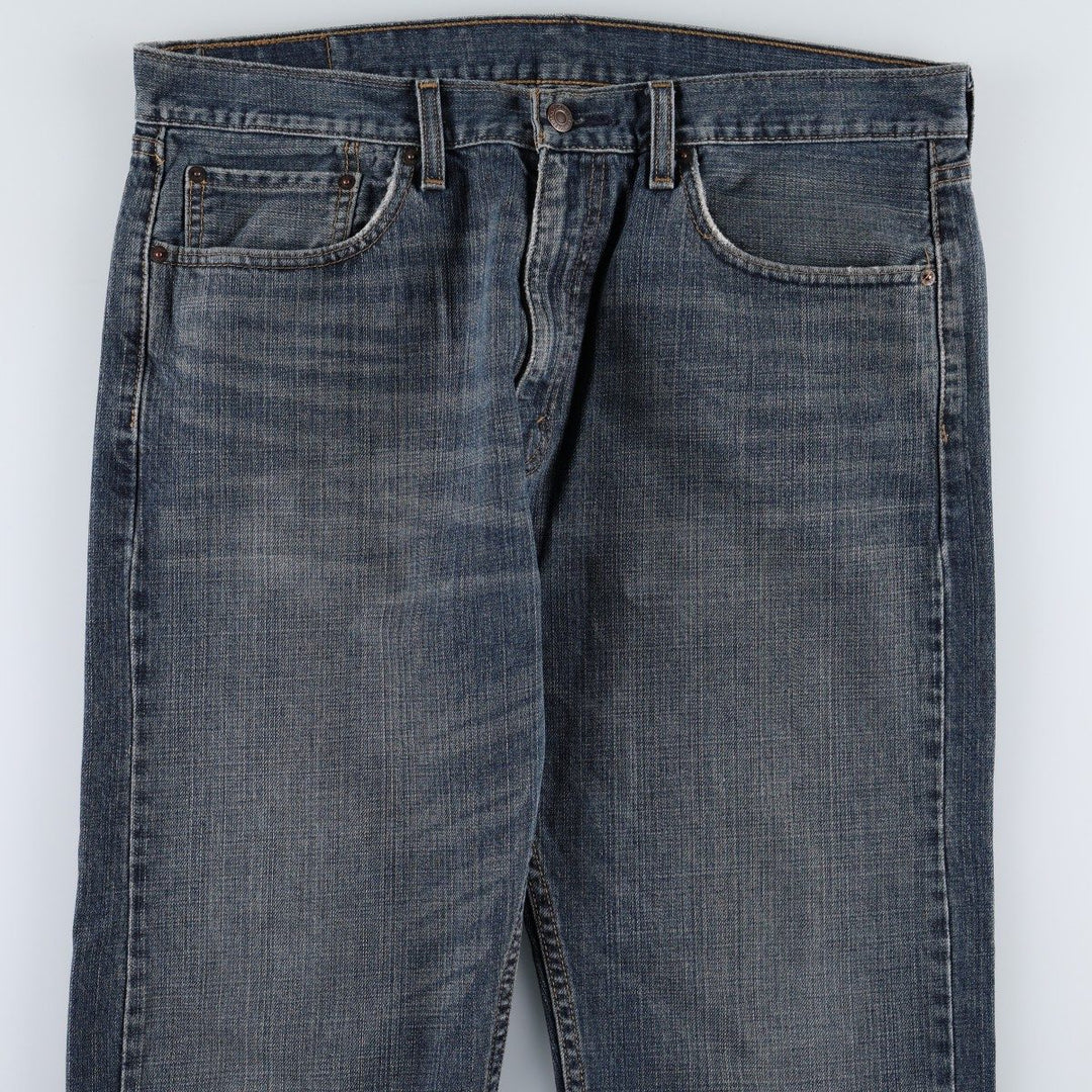 Levi's 505 tapered denim pants for men, size w37 unclear blue type Vintage Second Hand