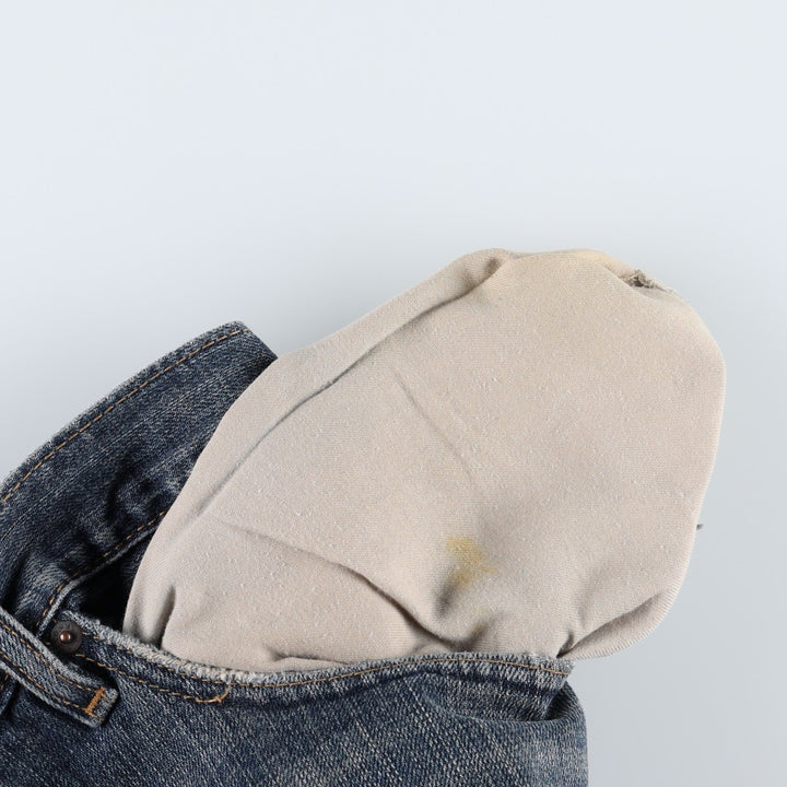 Levi's 505 tapered denim pants for men, size w37 unclear blue type Vintage Second Hand