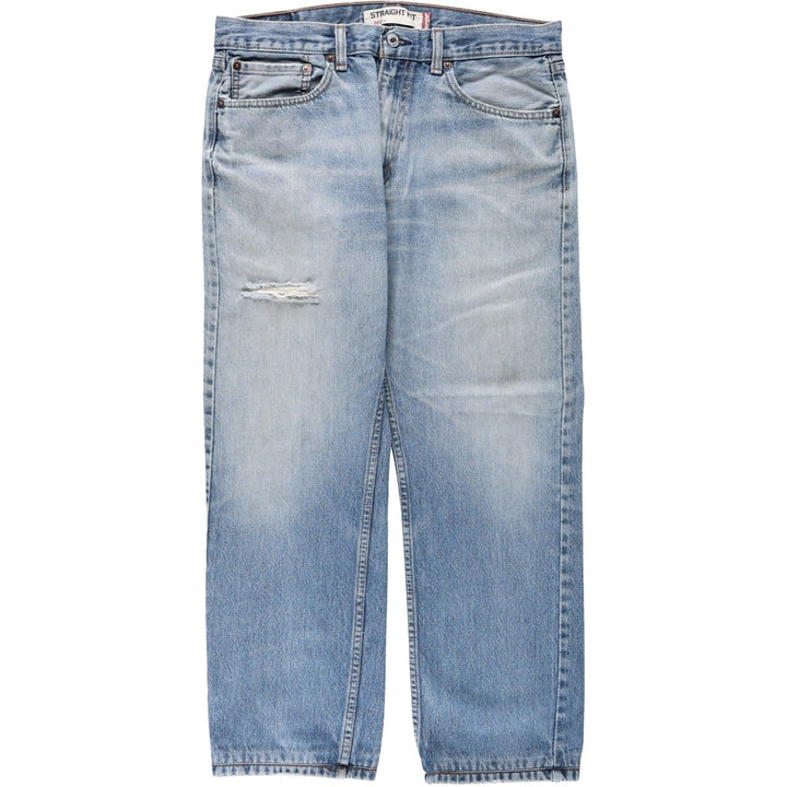 Levi's 505 Straight Fit Tapered Denim Pants, Men's, Size 35 cotton blue type Vintage Second Hand