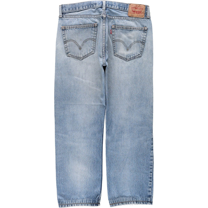 Levi's 505 Straight Fit Tapered Denim Pants, Men's, Size 35 cotton blue type Vintage Second Hand