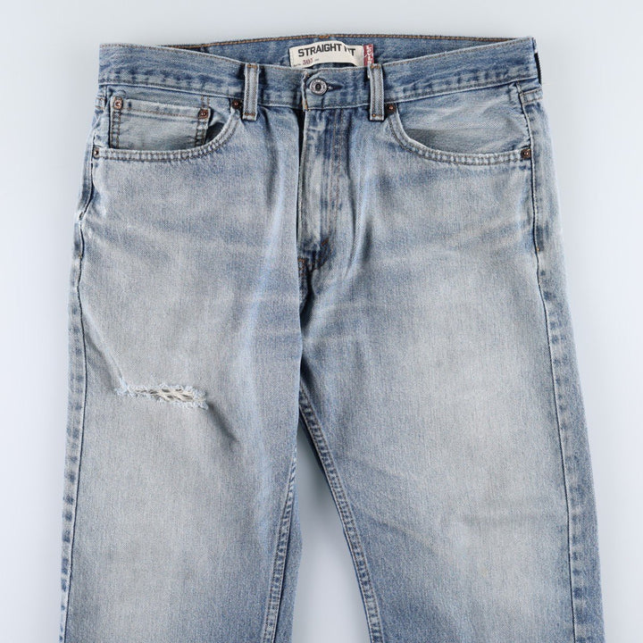 Levi's 505 Straight Fit Tapered Denim Pants, Men's, Size 35 cotton blue type Vintage Second Hand