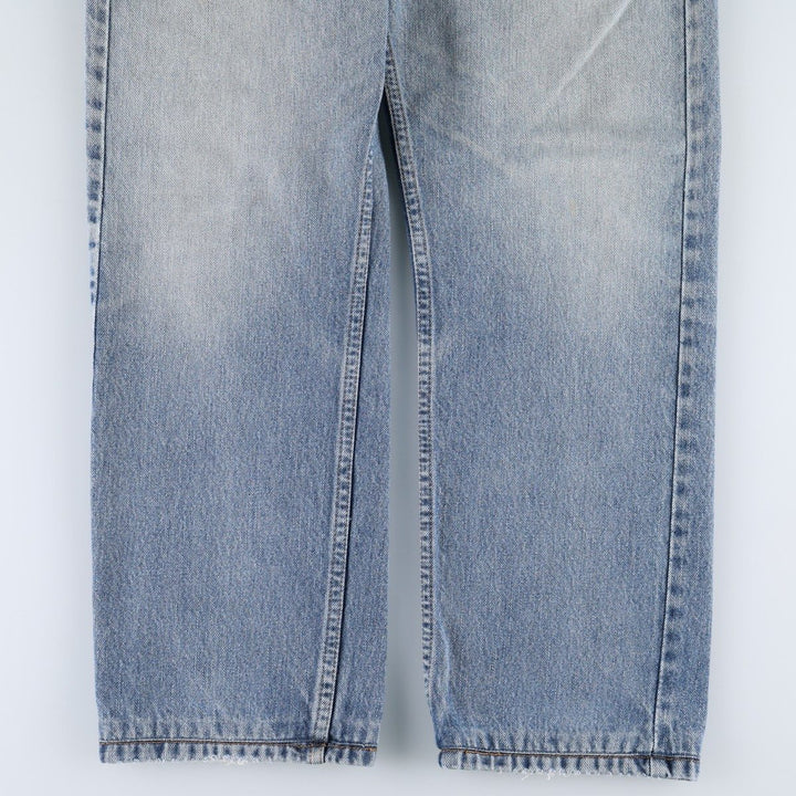 Levi's 505 Straight Fit Tapered Denim Pants, Men's, Size 35 cotton blue type Vintage Second Hand