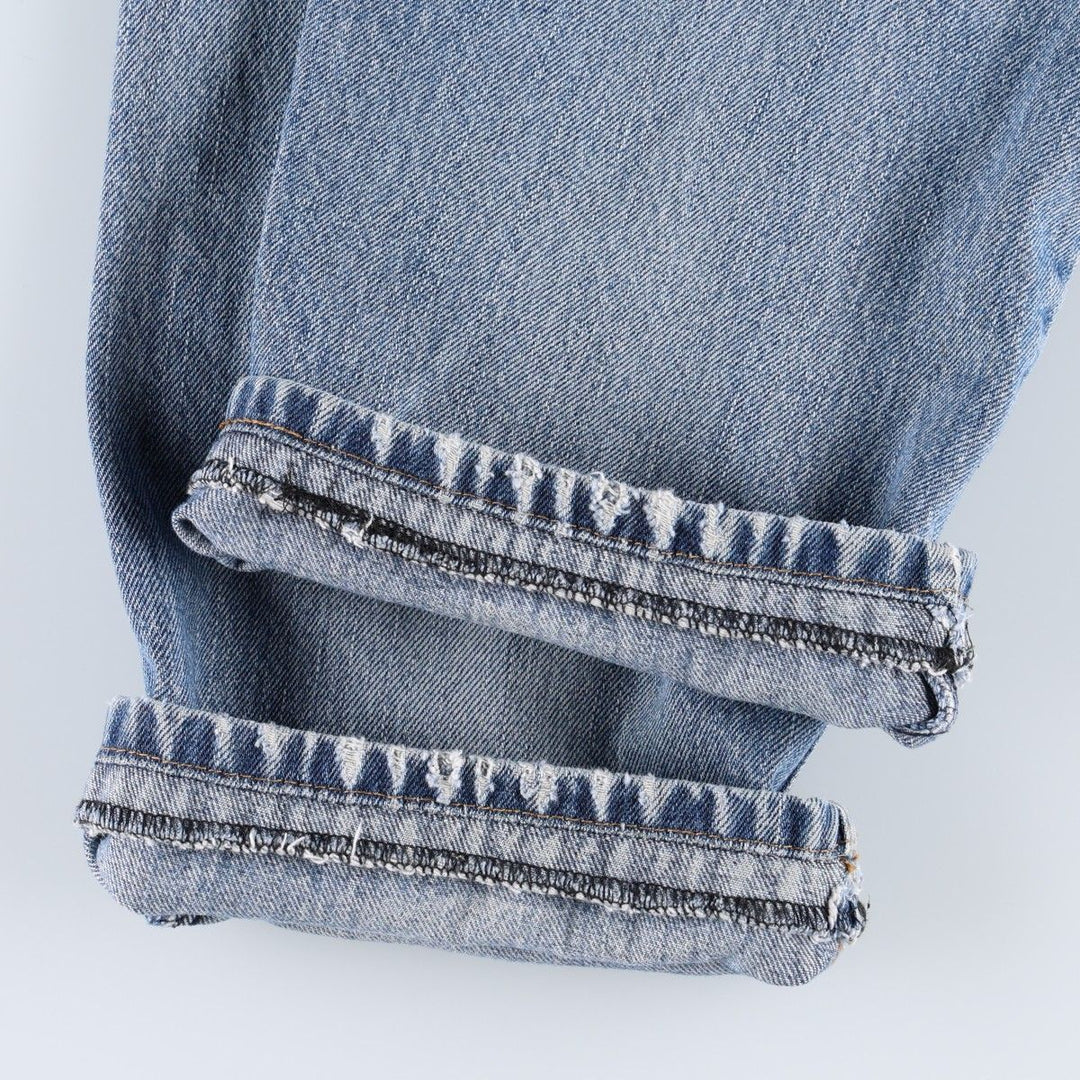 Levi's 505 Straight Fit Tapered Denim Pants, Men's, Size 35 cotton blue type Vintage Second Hand