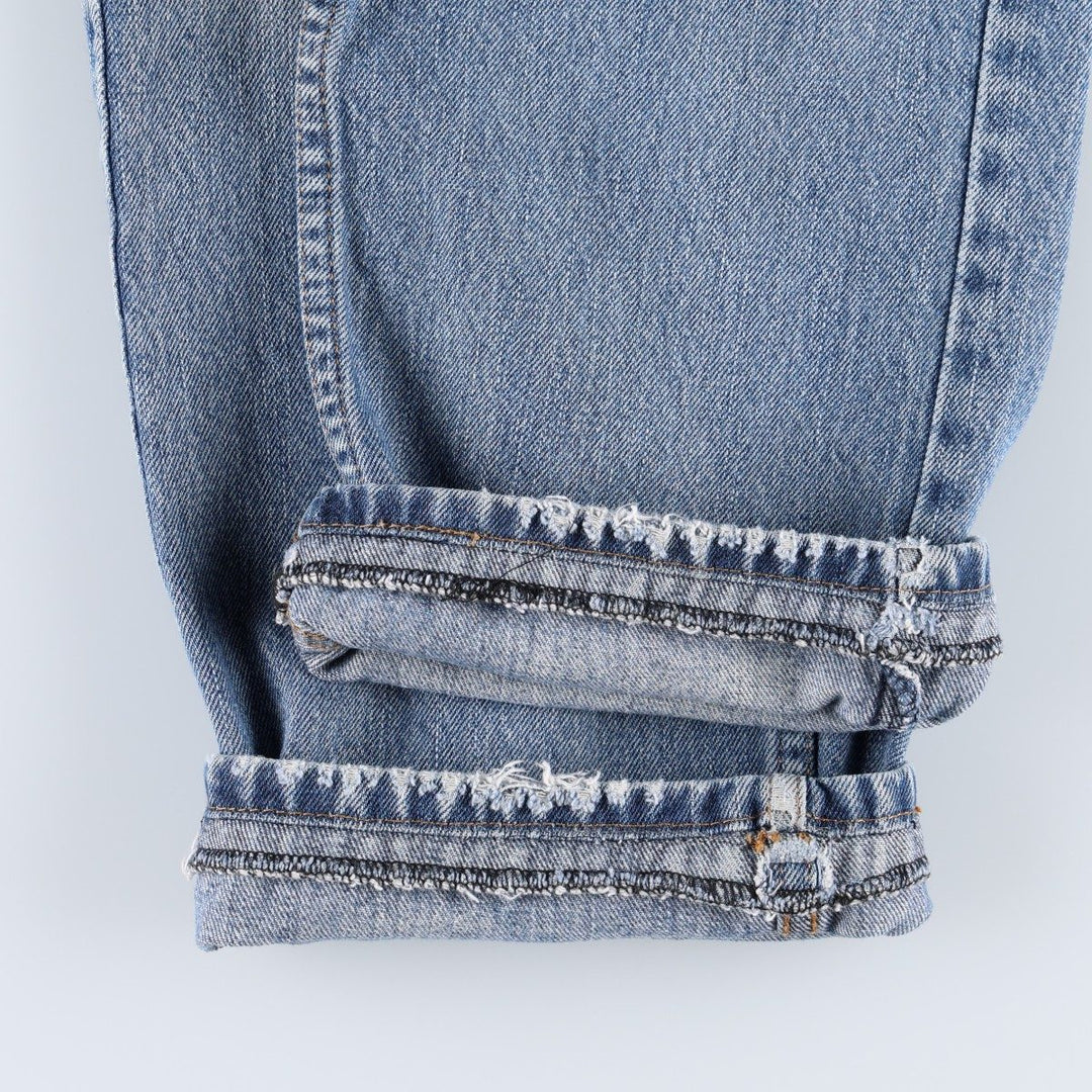 Levi's 505 Straight Fit Tapered Denim Pants, Men's, Size 35 cotton blue type Vintage Second Hand