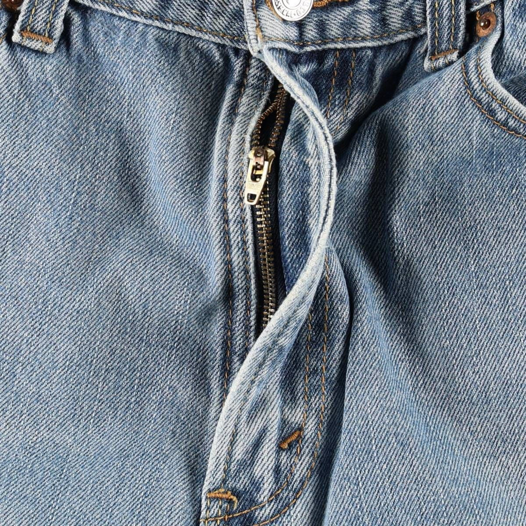00'S Levi's 505 REGULAR FIT tapered denim pants for men, size w34 cotton blue type Vintage Second Hand