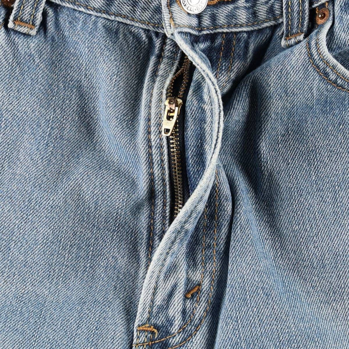 00'S Levi's 505 REGULAR FIT tapered denim pants for men, size w34 cotton blue type Vintage Second Hand